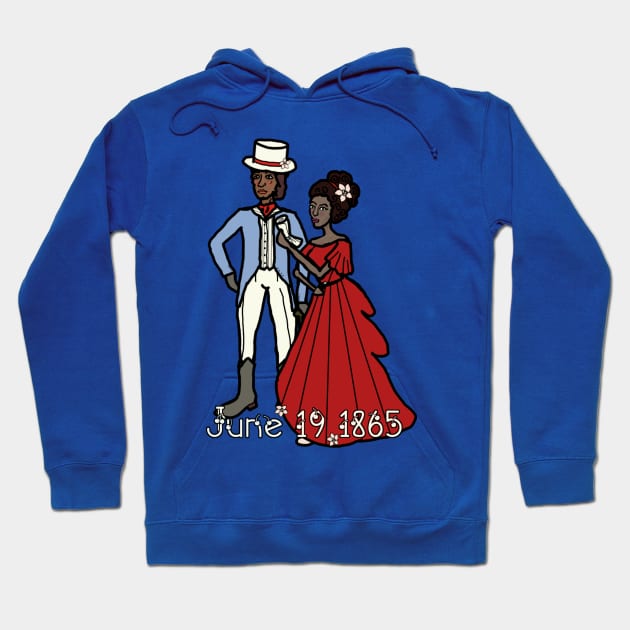 A Juneteenth Promenade Hoodie by LochNestFarm